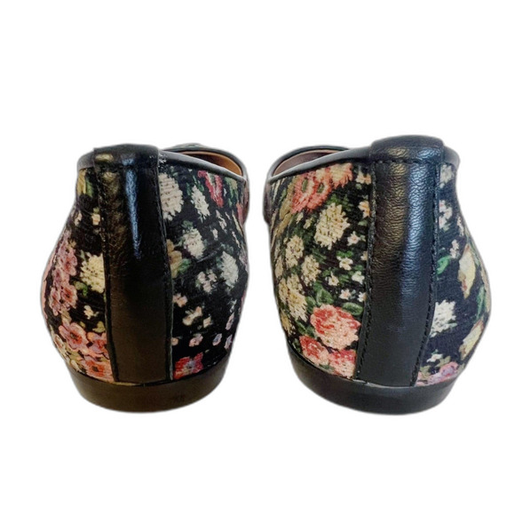 Sundance Marais Black Velvet Floral Pointed Toe Flats Women's Size 9-9.5 - Picture 8 of 8